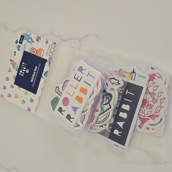 Roller Rabbit Colorful Sticker Set NEW - Picture 4 of 6